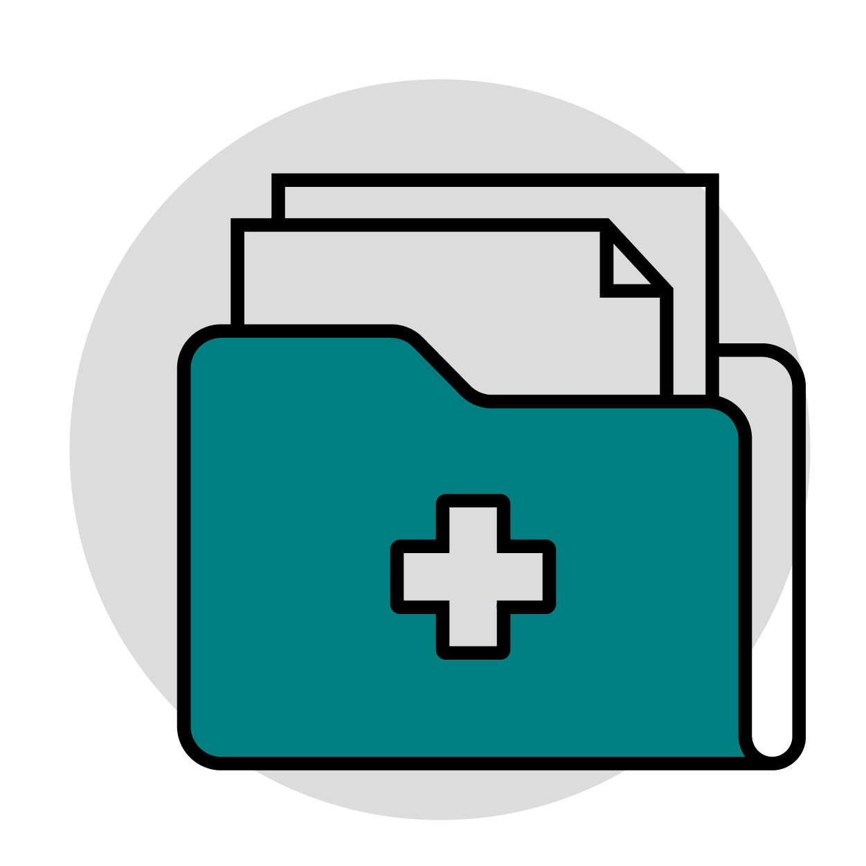 Medical files icon