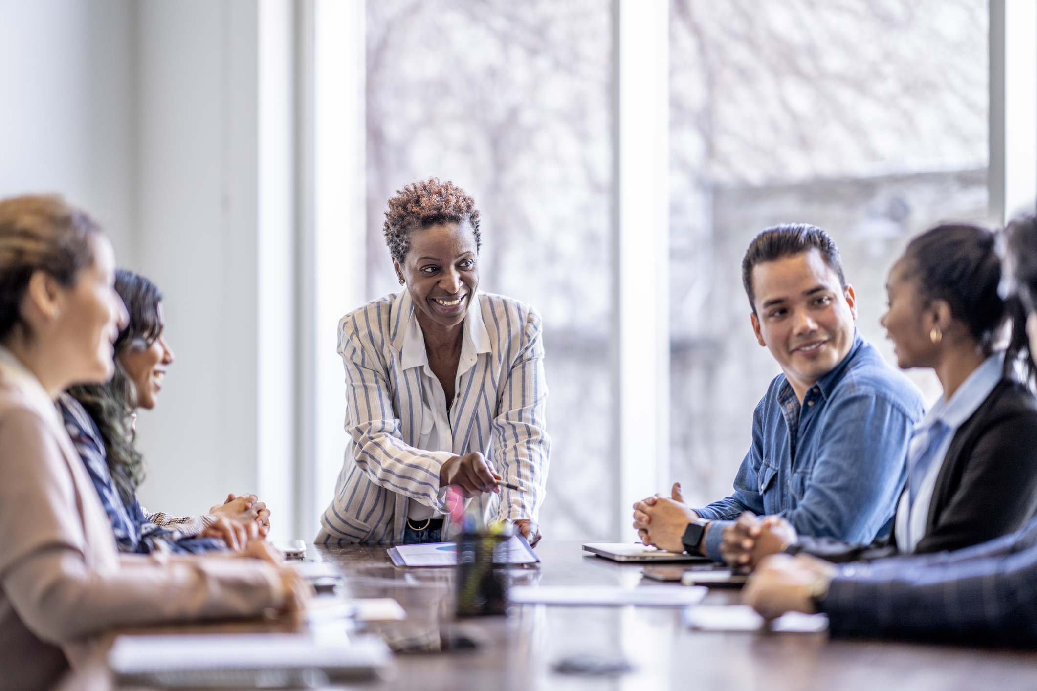 Board of Directors around a conference table